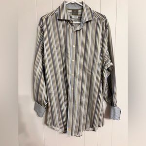Thomas Dean‎ Shirt Sz L blue